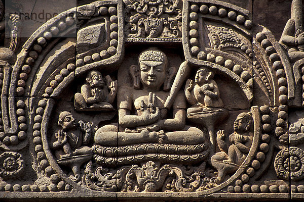 Relief  Parsuramesvara Tempel  Bhubaneswar  Orissa  Ostindien  Indien  Asien