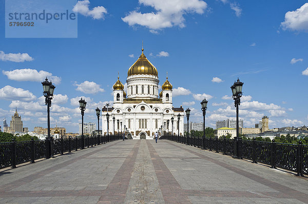 Christ-Erlöser-Kathedrale  Moskau  Russland  Eurasien  Europa