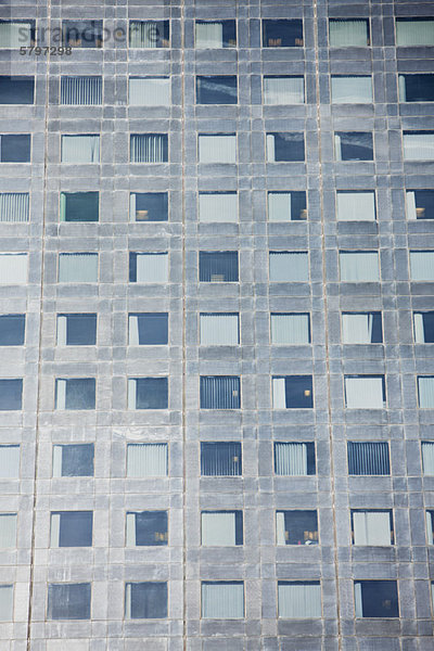 Moderne Gebäudefassade  Vollausbau