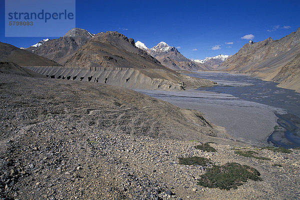 Tal des Pare oder Paru Chhu bei Dutung  nahe tibetischer Grenze  Kibber-Karzok-Trek  Himachal Pradesh  indischer Himalaya  Nordindien  Indien  Asien