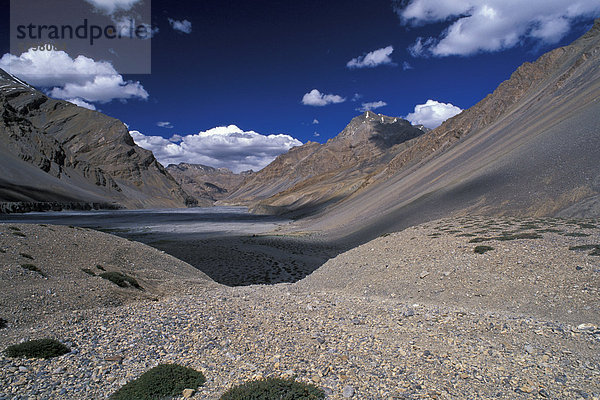 Tal des Pare oder Paru Chhu bei Dutung  Kibber-Karzok-Trek  Himachal Pradesh  indischer Himalaya  Nordindien  Indien  Asien