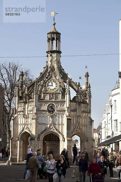 Marktkreuz an der Kreuzung von North  South  East and West Street  Chichester  West Sussex  England  Großbritannien  Europa