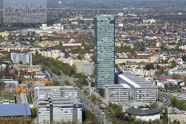 Unternehmenszentrale von O2 Deutschland am Georg-Brauchle-Ring in München  Oberbayern  Bayern  Deutschland  Europa