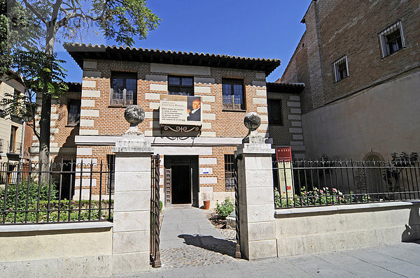 Geburtshaus von Miguel de Cervantes  Dichter  Museum  Alcala de Henares  Spanien  Europa