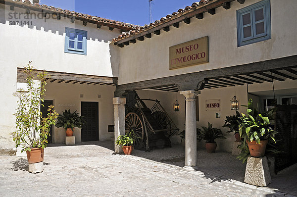 La Posada  ethnologisches Museum  Chinchon  Spanien  Europa