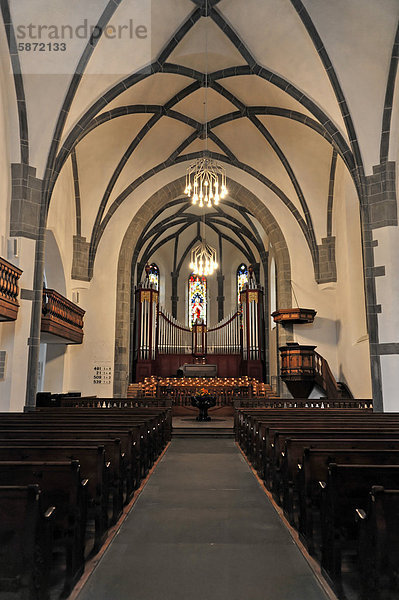 Martinskirche  Innenansicht  Chur  Schweiz  Europa