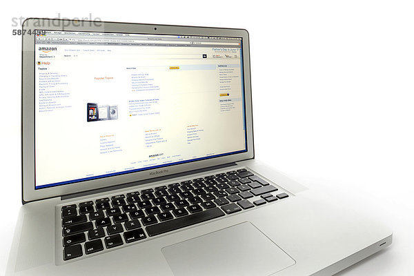 Amazon USA  Website auf Apple MacBook Pro