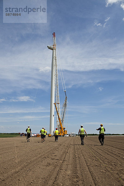 Windturbine Windrad Windräder bauen Europa Österreich Betrieb Niederösterreich