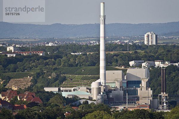 Kraftwerk Europa Pflanze Verschwendung verbrennen Deutschland Münster Stuttgart Baden-Württemberg