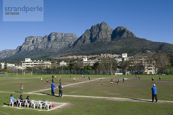 Südliches Afrika Südafrika Fußballfeld Afrika Kapstadt