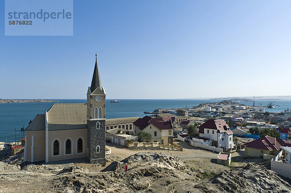 Felsenkirche und Stadt  Lüderitz  Namibia  Afrika