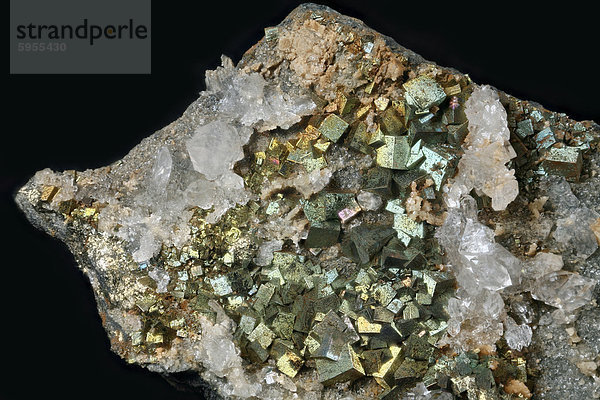Mineral Pyrit  Saalfelder Feengrotten  Thüringen  Deutschland