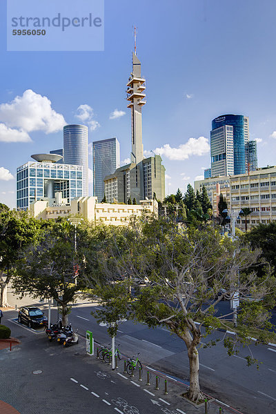 Skyline  Tel Aviv  Israel  Naher Osten