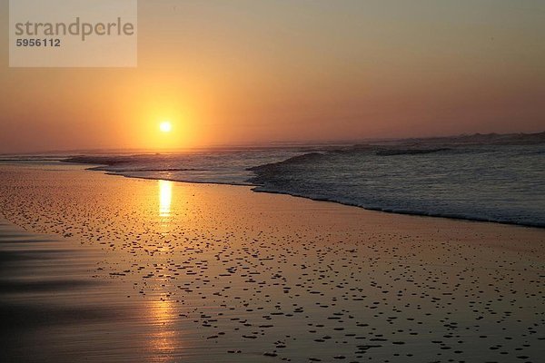 Strand in der Nähe von Azemmour  Marokko  Nordafrika  Afrika