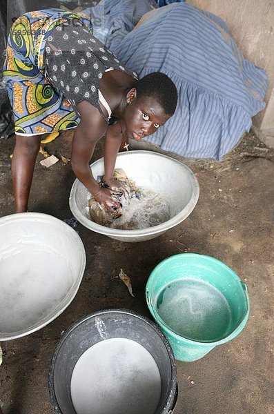 Wäscheservice  Lome  Togo  Westafrika  Afrika