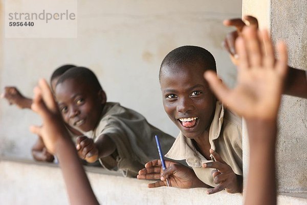 Grundschule in Afrika  Lome  Togo  Westafrika  Afrika