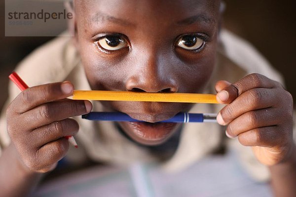 Grundschule in Afrika  Lome  Togo  Westafrika  Afrika