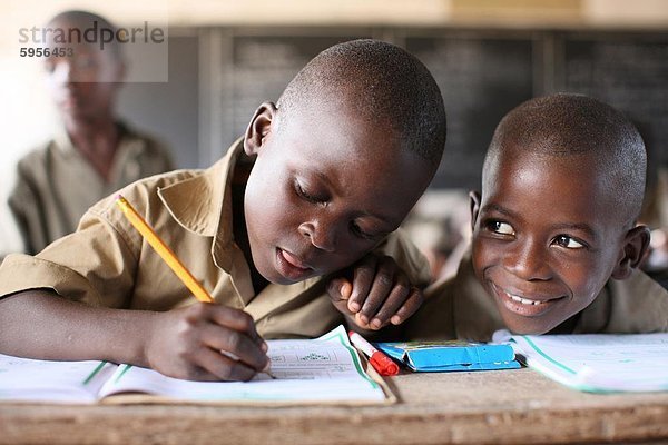 Grundschule in Afrika  Lome  Togo  Westafrika  Afrika