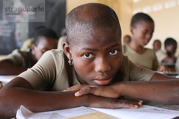 Grundschule in Afrika  Lome  Togo  Westafrika  Afrika