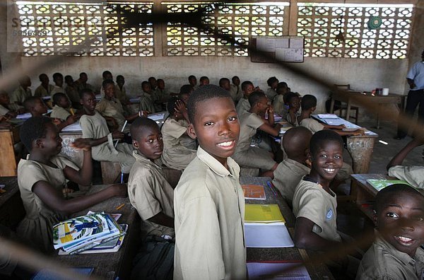 Grundschule in Afrika  Lome  Togo  Westafrika  Afrika
