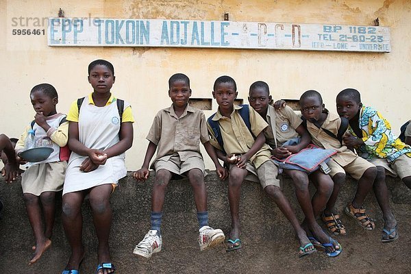 Grundschule in Afrika  Lome  Togo  Westafrika  Afrika