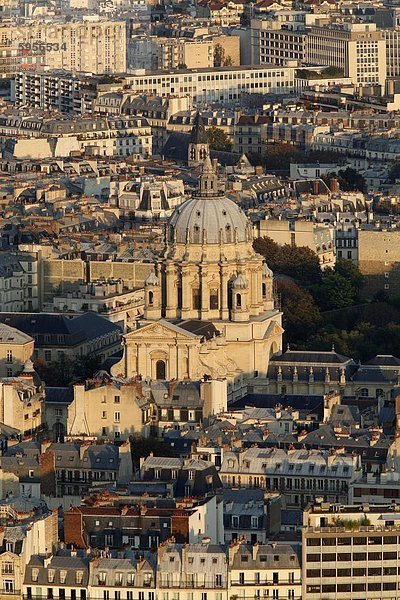 Luftbild von Paris Val de Grace Church  Paris  Frankreich  Europa