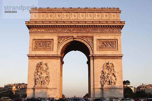 Arc de Triomphe  Paris  Frankreich  Europa