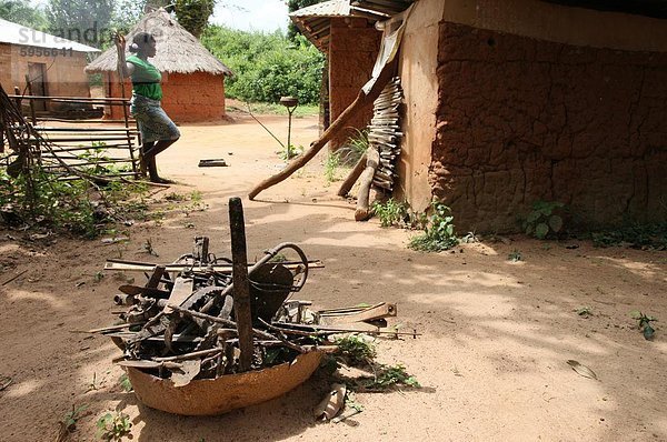 Fetisch-Kult  Tori  Benin  Westafrika  Afrika