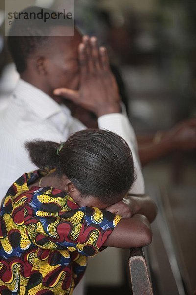 Messe in der Kathedrale Notre-Dame De La Misericorde  Cotonou  Benin  Westafrika  Afrika