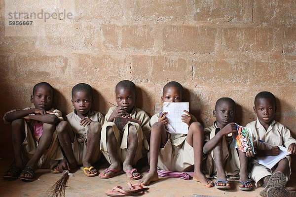 Grundschule in Afrika  Hevie  Benin  Westafrika  Afrika