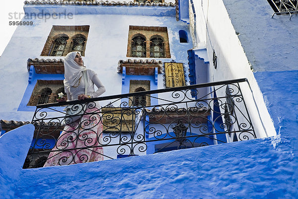 Chefchaouen (Chaouen)  Tangeri-Tetouan Region  Rif-Gebirge  Marokko  Nordafrika  Afrika