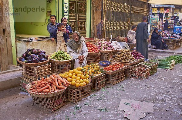 Markt  Aswan  Ägypten  Nordafrika  Afrika