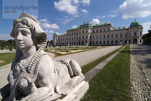 Belvedere Palast  UNESCO-Weltkulturerbe  Wien  Österreich  Europa