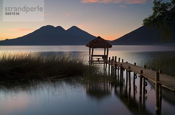 Lake Atitlan  Western Highlands  Guatemala  Zentralamerika