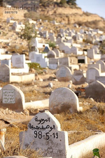 Muslimischen Friedhof  Agadir  Marokko  Nordafrika  Afrika