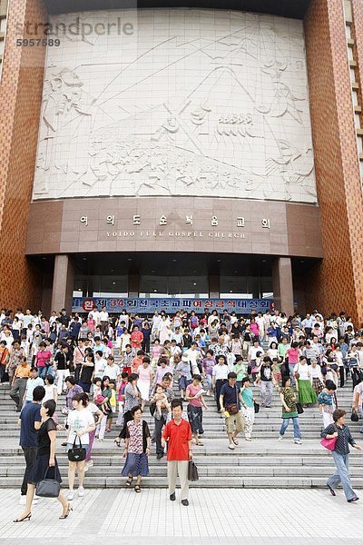 Yoido Full Gospel Church  der größten Megachurch in der Welt  Seoul  Südkorea  Asien