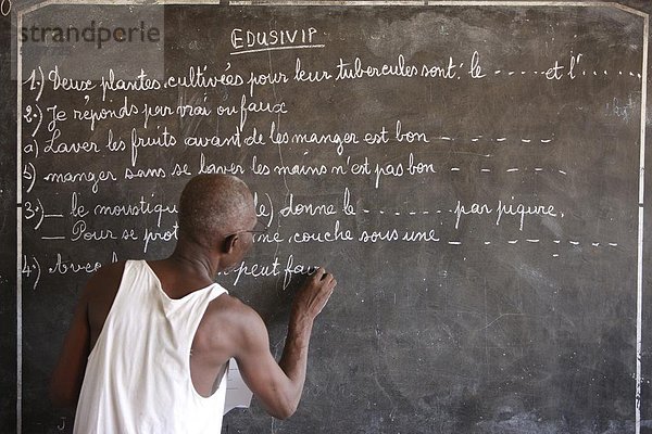 Grundschule in Lome  Togo  Westafrika  Afrika