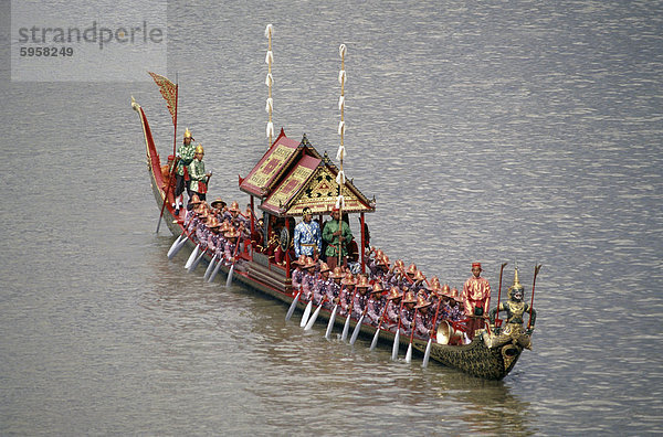 Königliche Lastkahn  Bangkok  Thailand  Südostasien  Asien