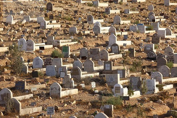 Muslimischen Friedhof  Agadir  Marokko  Nordafrika  Afrika