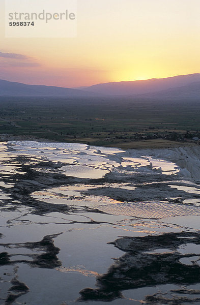 UNESCO-Welterbe Anatolien Asien Pamukkale Türkei