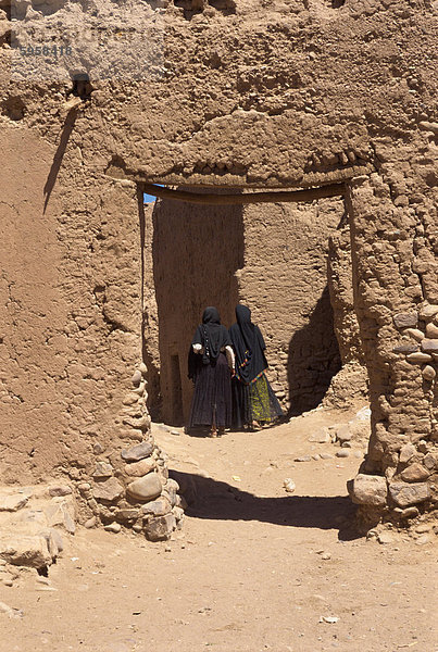 Alte jüdische Kasbah bei Amazrou  Zagora  Marokko  Nordafrika  Afrika