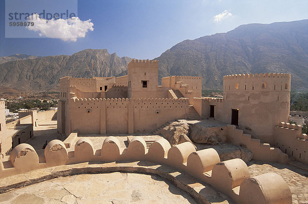Nakhl Fort  Batina  westliche Hajar  Oman  Naher Osten