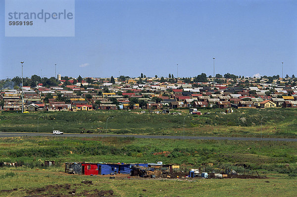 Slums von Soweto  Johannesburg  Südafrika  Afrika