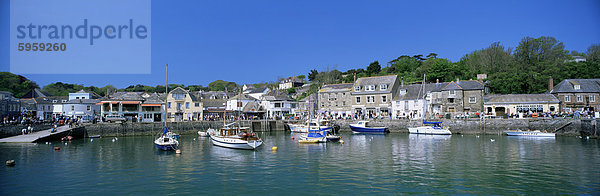 Padstow Hafen  Cornwall  England  Vereinigtes Königreich  Europa