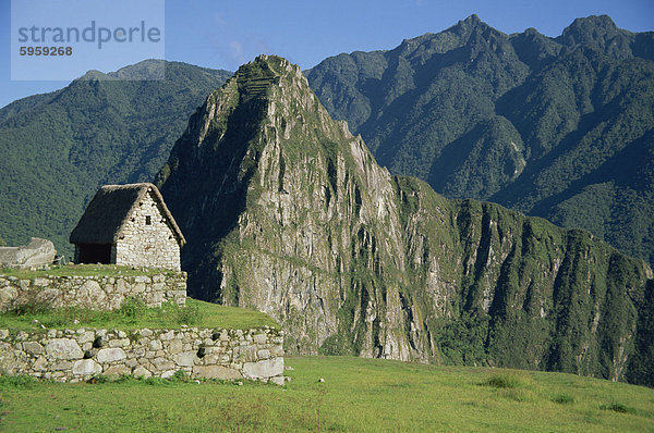 MAcchu Picchu  UNESCO World Heritage Site  Peru  Südamerika