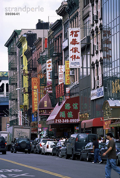 China Town  Manhattan  New York  New York State  Vereinigten Staaten von Amerika  Nordamerika