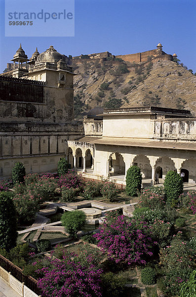 Amber Palast  Jaipur  Rajasthan Indien  Asien