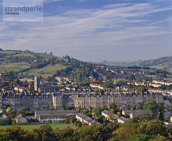 Terrasse Gehäuse im Avon Valley  am Stadtrand von Bad  Avon  England  Vereinigtes Königreich  Europa