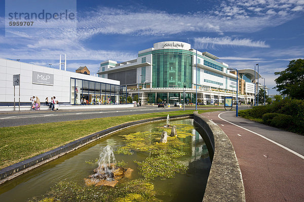 Fachmarktzentrum West Quay  Southampton  Hampshire  England  Vereinigtes Königreich  Europa