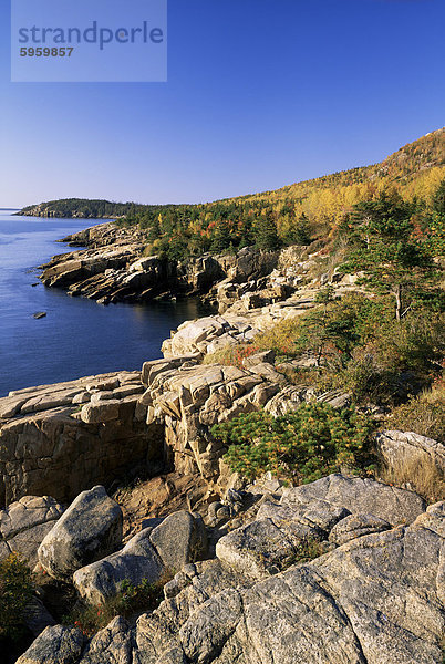 Küste  Acadia National Park  Maine  New England  Vereinigte Staaten von Amerika (U.S.A.)  Nordamerika